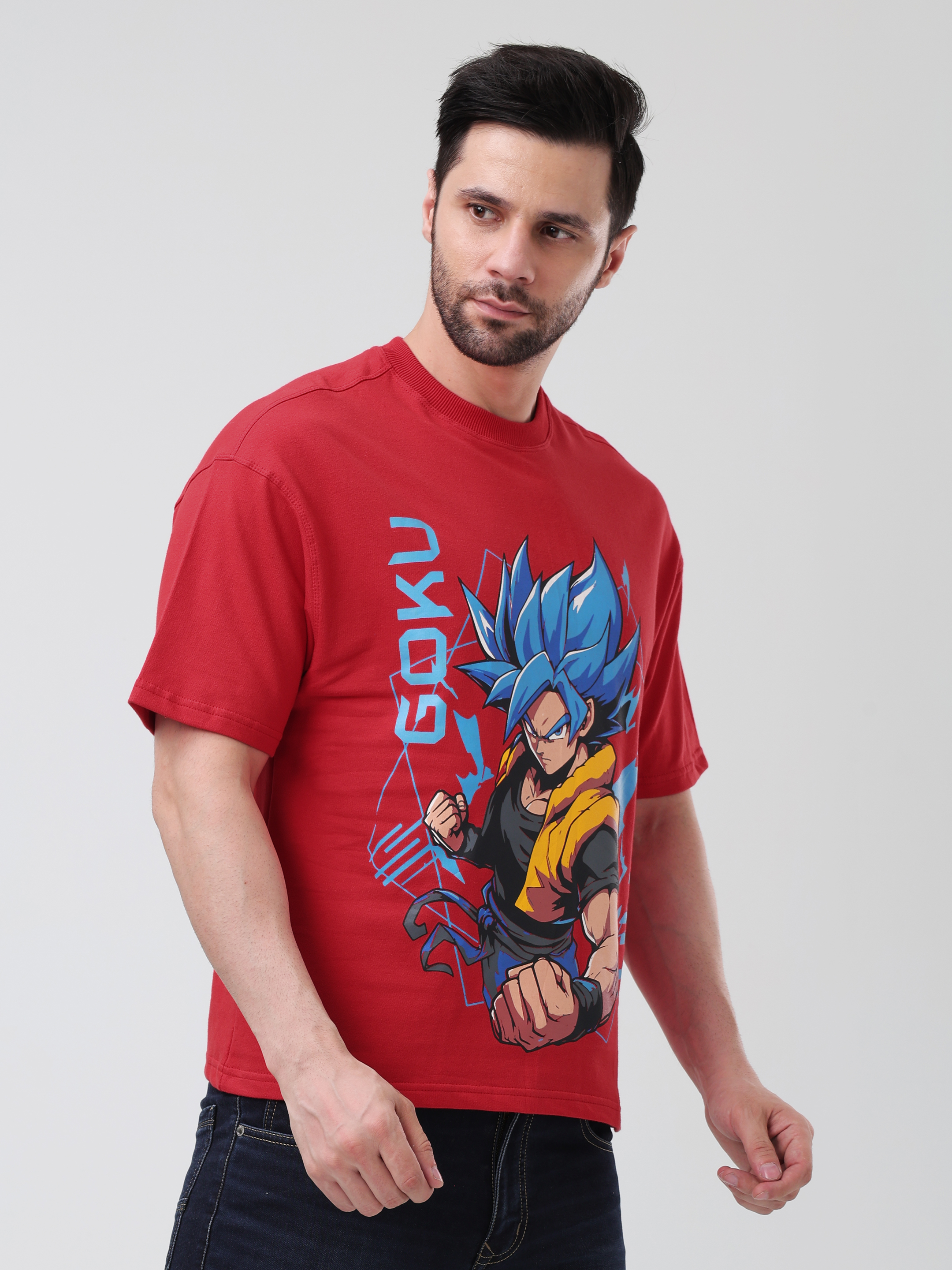Goku Super Saiyan Blue Anime T-Shirt - View 3
