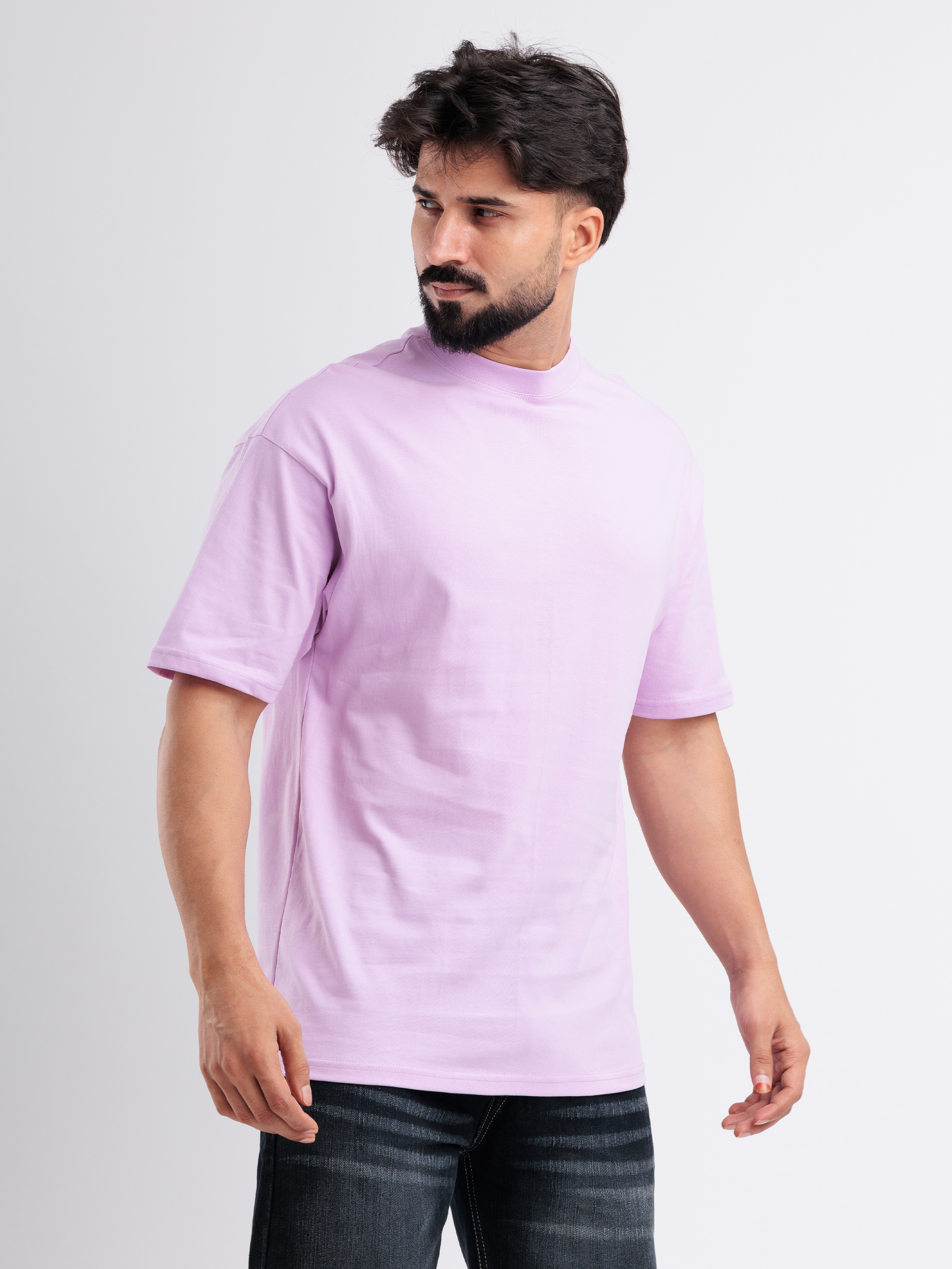 Lavender Casual T-Shirt for men - View 4